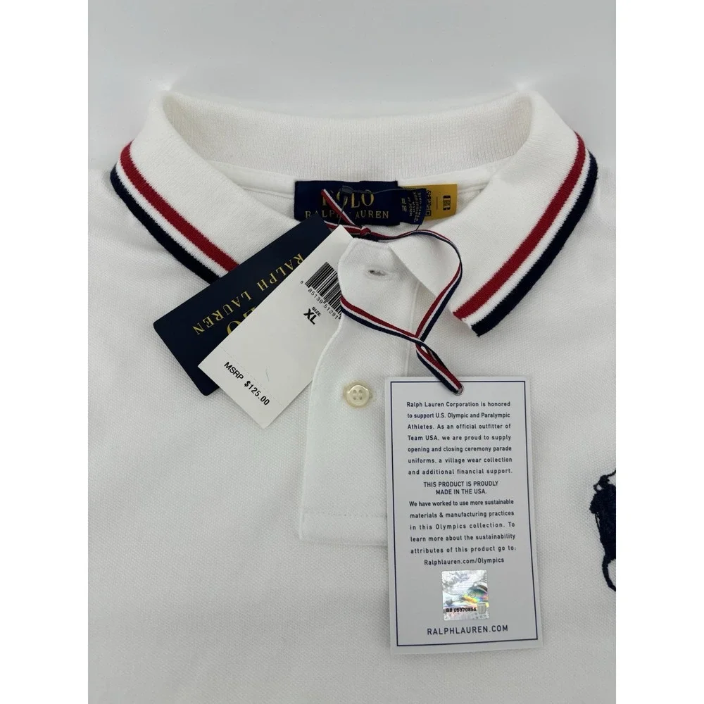 NWT Polo Ralph Lauren USA Closing Ceremony Polo XL 2020 Tokyo Olympics Authentic